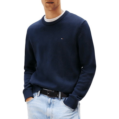 Tommy Hilfiger Pullover Maglione essential in cotone organico S  - Francavilla Moda